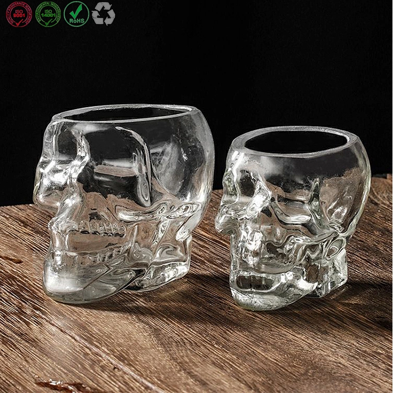 Skull Shaped Whiskey Glass cup