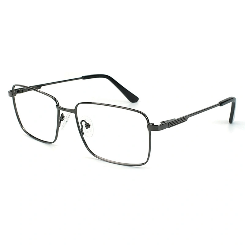 China Manufacturers Design Metal Square Eyeglasses Ready Stock Optical Frames