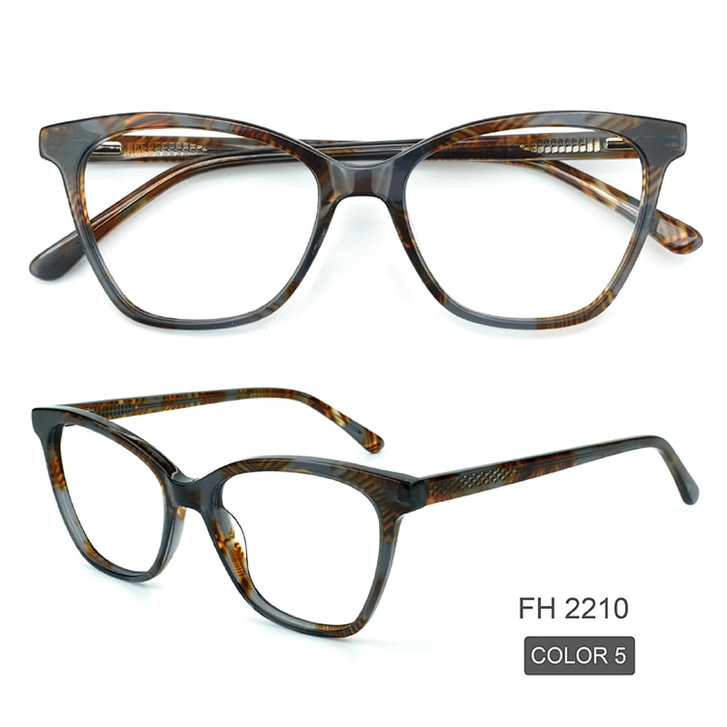 PH2210 Custom Printing Logo Colorful Eyewear Optical Frame Eyeglasses Acetate Glasses