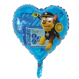 Cartoon Dog Patrol Paw Globos Aluminum Foil Balloon Children Kids Toy Birthday Party Baby Shower Decoration Balloon
