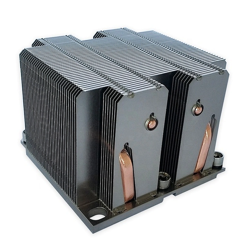 3647 Square Heat pipe heatsink Industrial computer heat sink 2u server CPU cooler