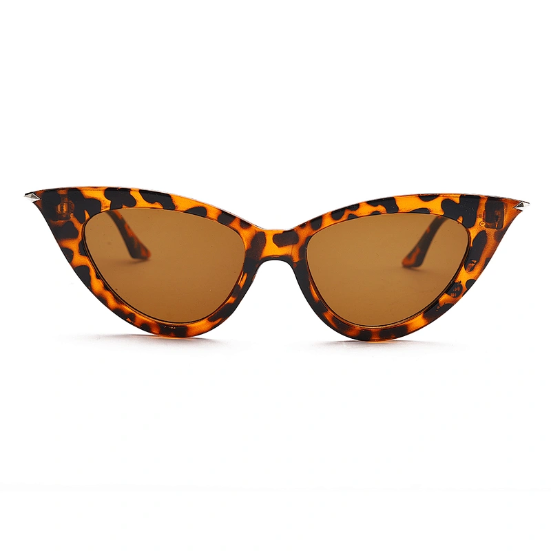 High Quality Women's Small Retro Modern High Pointed Cat Eye Sunglasses