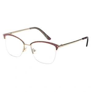 Luxury shining high quality women's metal optical glasses eyewear eyeglasses frames