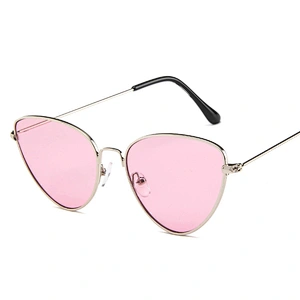New Triangle Alloy Frame Sunglasses Men Women 2021 Fashion Shades UV400 Vintage Glasses