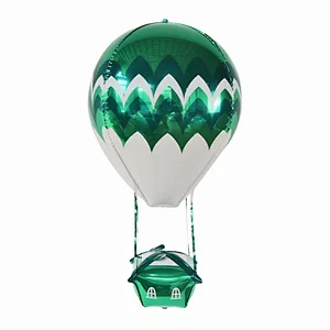 22 inch creative 4D blue hot air foil balloon birthday wedding kids toy balloons party decoration supplies display globos
