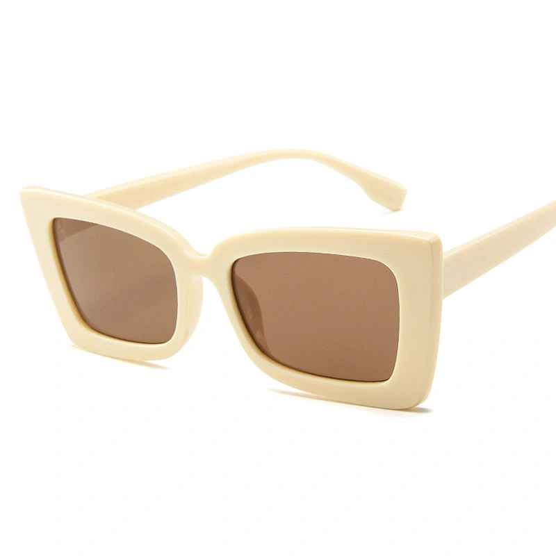 Custom 2021 Fashion Designer Big Square Frame Rectangle Men Women Plastic Trendy Oversized Shades Sun Glasses Sunglasses 2020