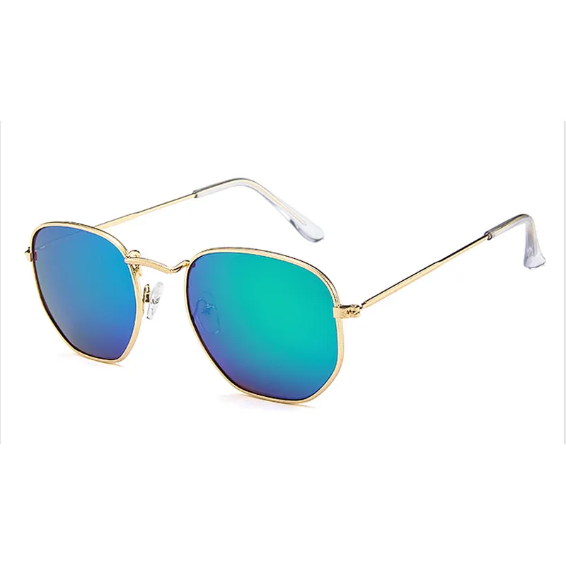 Classic High End Sunglasses Men Driving Sun Glasses Metal Mirror Eyewear Male