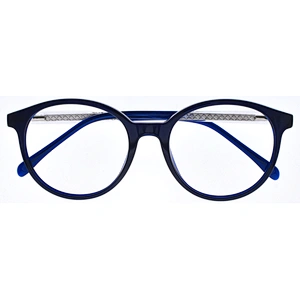 Vintage Retro Acetat Frame Clear Lens Glasses Fashion Eyewear Eyeglasses Round Circle Eye Glasses Optical Spectacle Frames