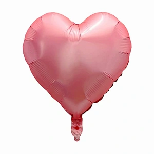 Multiple Color 18 inch Plain Pure Heart Shaped Foil Helium Balloons Birthday Party Decorations