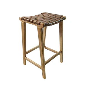 vinyl strap bar stool