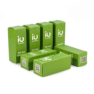 30ml matt lamination spot UV coated paper box for cbd oil