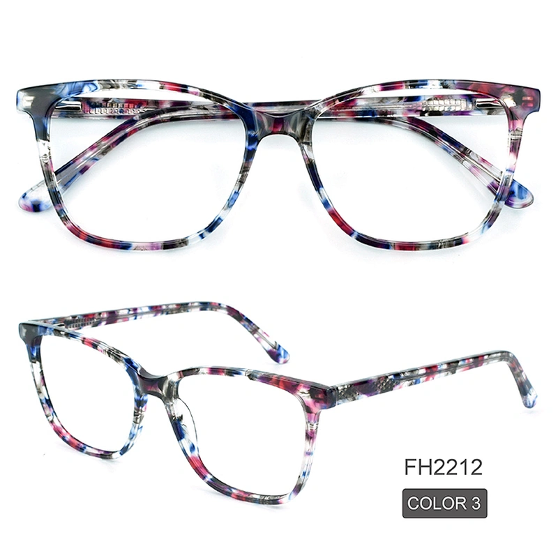 PH2212 Ready goods custom printing logo optical frames eyeglasses acetate glasses
