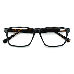 china factory acetate eyeglasses frames wholesale square clean lens optical frame