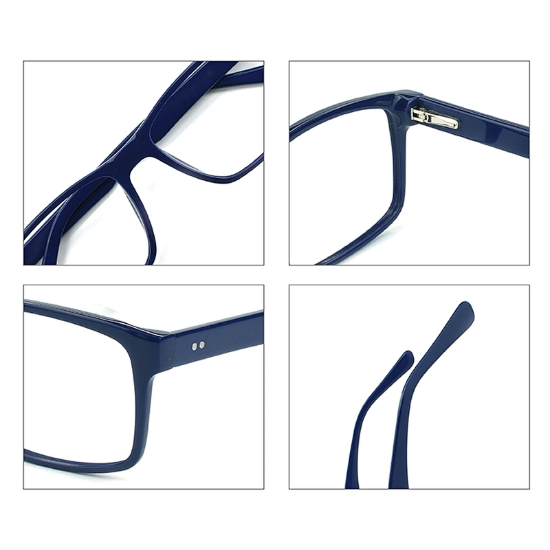 UV400 Blue Light Blocking Glasses Acetate Spring Hinge Optical Frame Anti Blue Light Blocking Filter Gaming Computer Glasses