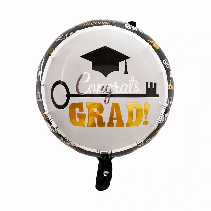 Hot Sale 18 Inch Square Shape Party Decoration Foil Balloon Graduation Balloons Manufactures