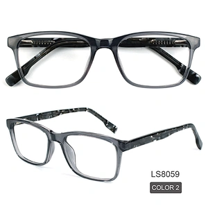 2020 Wholesale italy design unisex custom acetate 100% anti blue light blocking glasses