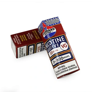 hemp cbd oil bottle paper package box glossy lamination 350g