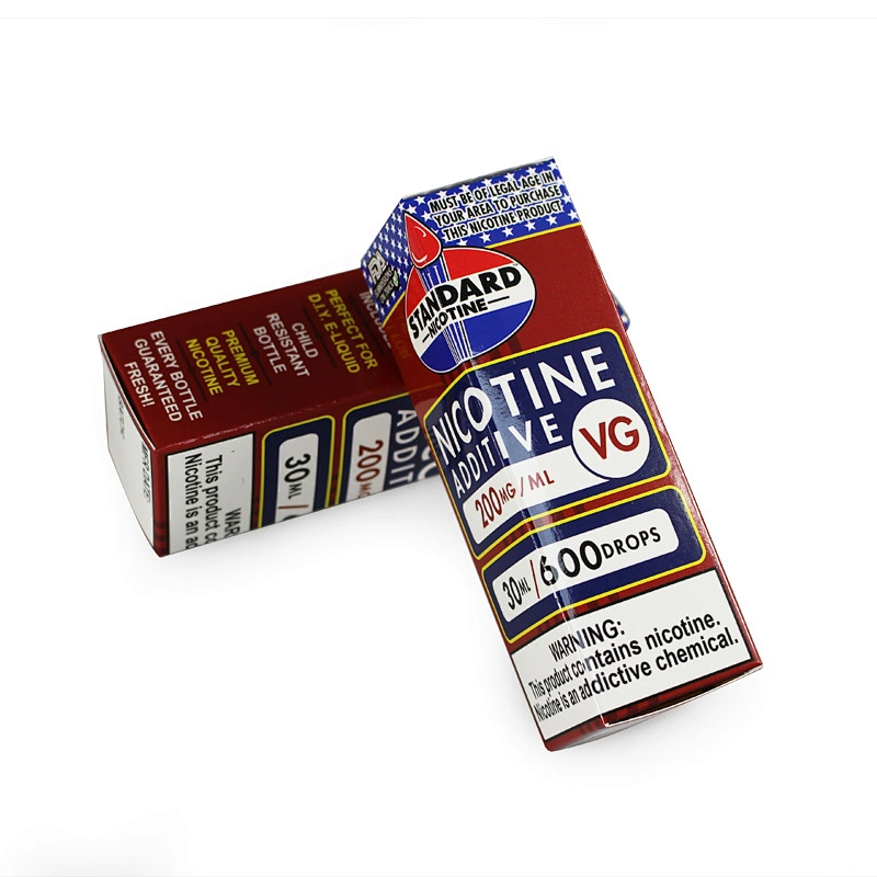hemp cbd oil bottle paper package box glossy lamination 350g