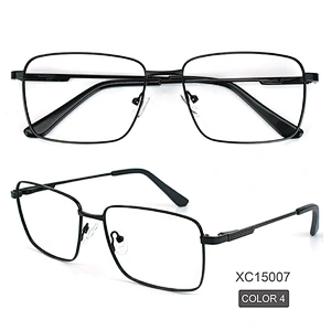 China Manufacturers Design Metal Square Eyeglasses Ready Stock Optical Frames