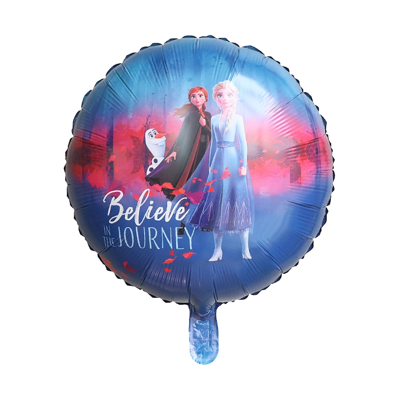 Frozen Elsa  and Anna Foil Balloon for Baby Girl Happy Birthday  Party Decoration