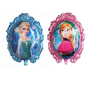 Elsa Anna Disney Frozen Princess Foil Helium Balloons Baby Shower Foil Globos Birthday Party Decorations Kids Toys