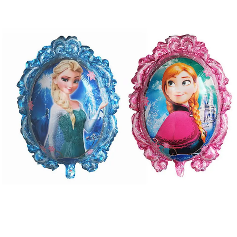 Elsa Anna Disney Frozen Princess Foil Helium Balloons Baby Shower Foil Globos Birthday Party Decorations Kids Toys