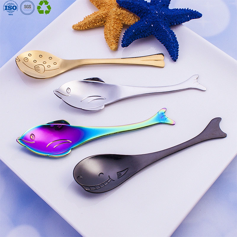 Stainless steel Whales spoon
