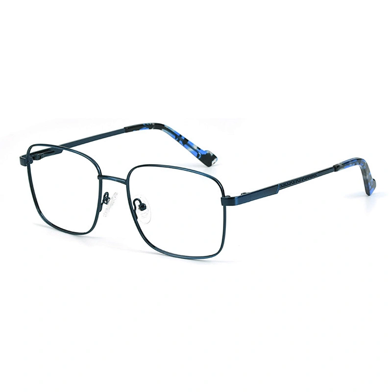 2021 Newest Square Frame Men Oversized Metal Optical Frames