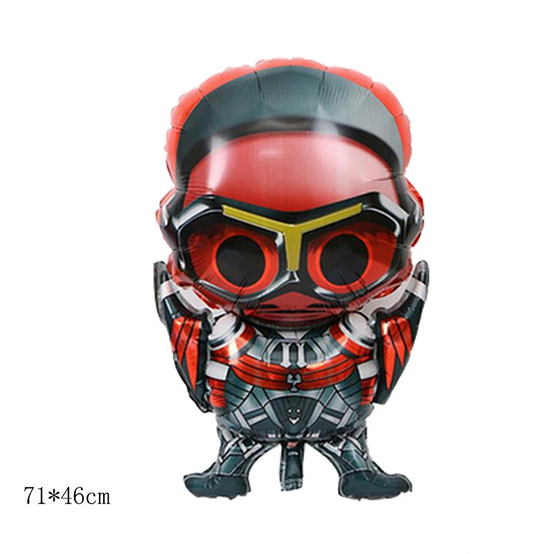 Cartoon Character Spider Man Man Iron America Super Hero Foil Balloons Captain Ant Man Globos For Kids Toy Party Decoration