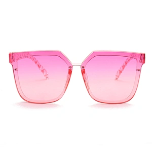 2021 Vintage Retro Style 8 Colors Big Square Crystal Gradient Feeling Full Rim Diamond Cut Sunglasses