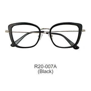 New fashion cat eye women acetate metal optical eyeglasses frames spectacles eyeglasses frames