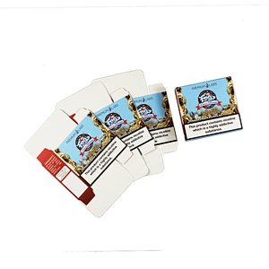 customized 3x10ml liquid bottle paper package box matt lamination