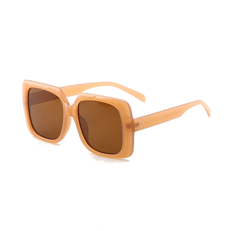 Amazon Hot Eyewear 2021 Square Fashion Oversized Leopard Women Sunglasses