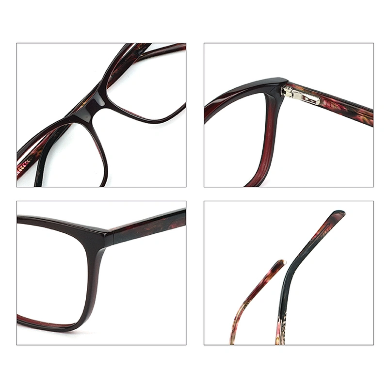 ODM blue light blocking glasses acetate square eyewear optical frames