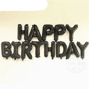 16 Inch Happy Birthday Letter Balloon Set Banner Baby Shower Birthday Party Decoration Balloons