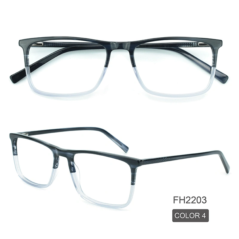 PH2203 ready to ship optical frames 6 colors square acetate eyewear factory wholesale eyewear