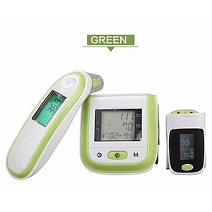 Three-piece suit Infrared Thermometer Smart Electronic Sphygmomanometer Finger Clip Pulse Oximete