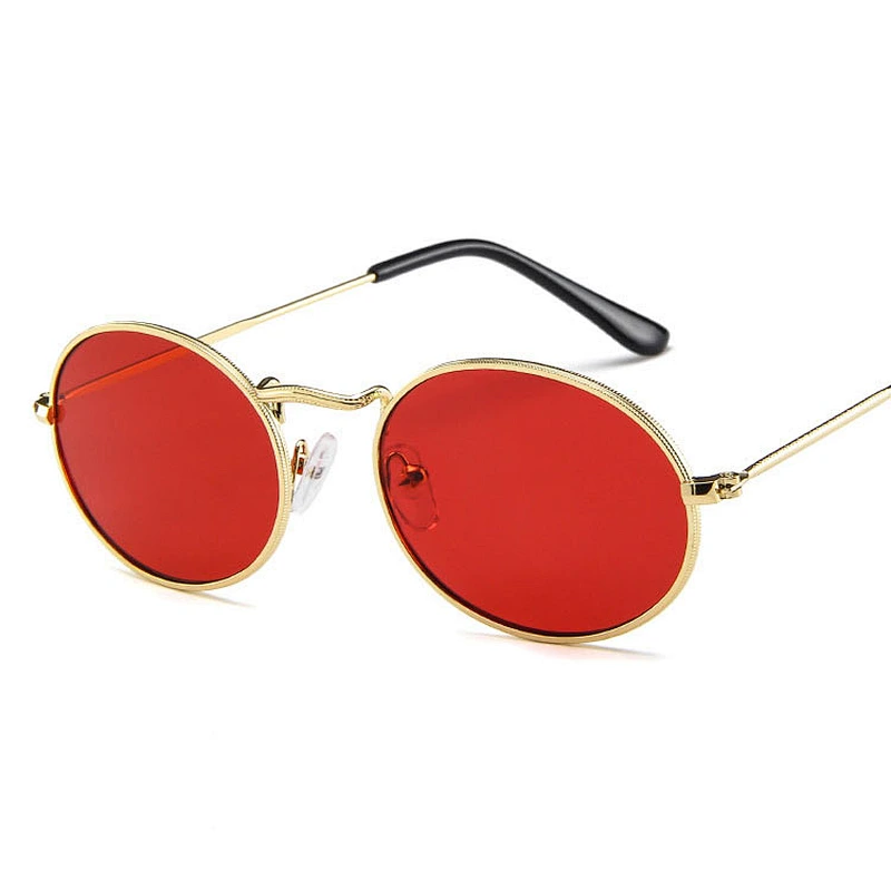 High quality Unisex Luxury Brand Designer Women Bee Oval Sun Glasses Vintage Black 2021 New Fashion Round Sunglasses