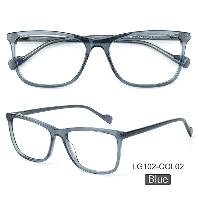 china fashion acetate optical transparent eyeglasses frame manufacture for women optical frames