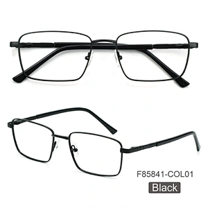 Manufacturers competitive eyeglasses frames brand square Metal Glasses Frames trendy eyewear