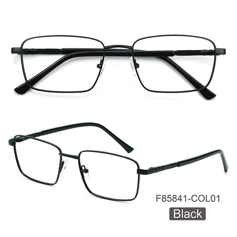 Manufacturers competitive eyeglasses frames brand square Metal Glasses Frames trendy eyewear