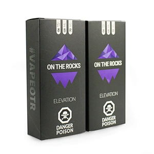 factory of 120ml cbd oil bottle package paper box with spot uv