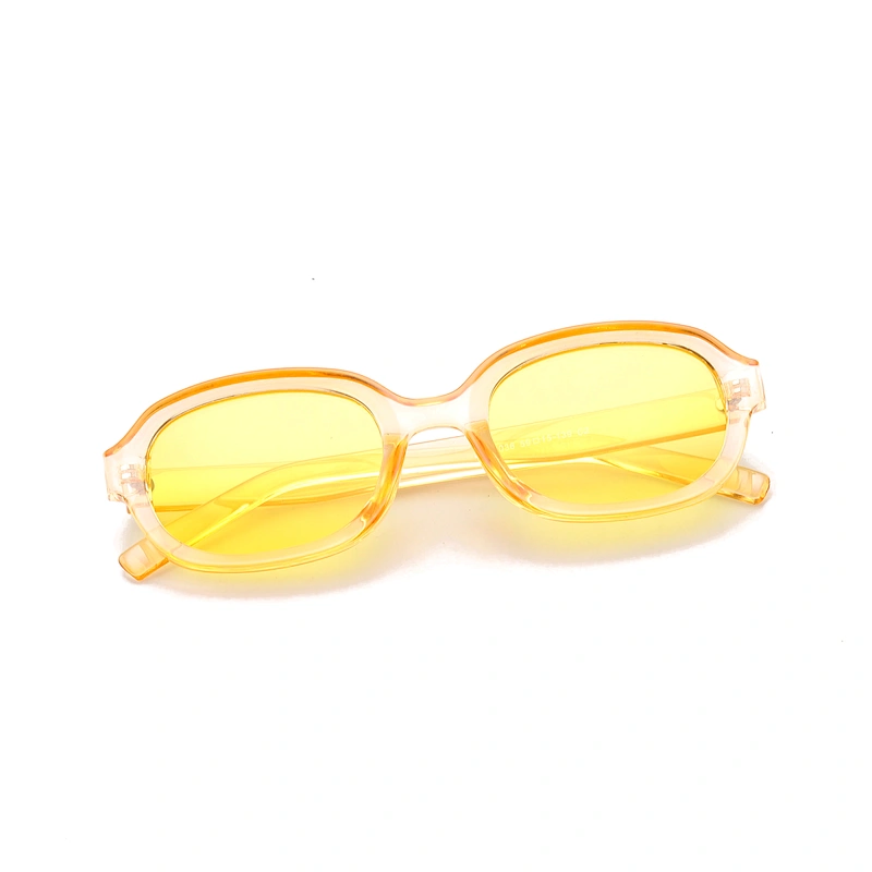 New latest model oval concave sun glasses 10 colors trend retro women sunglasses