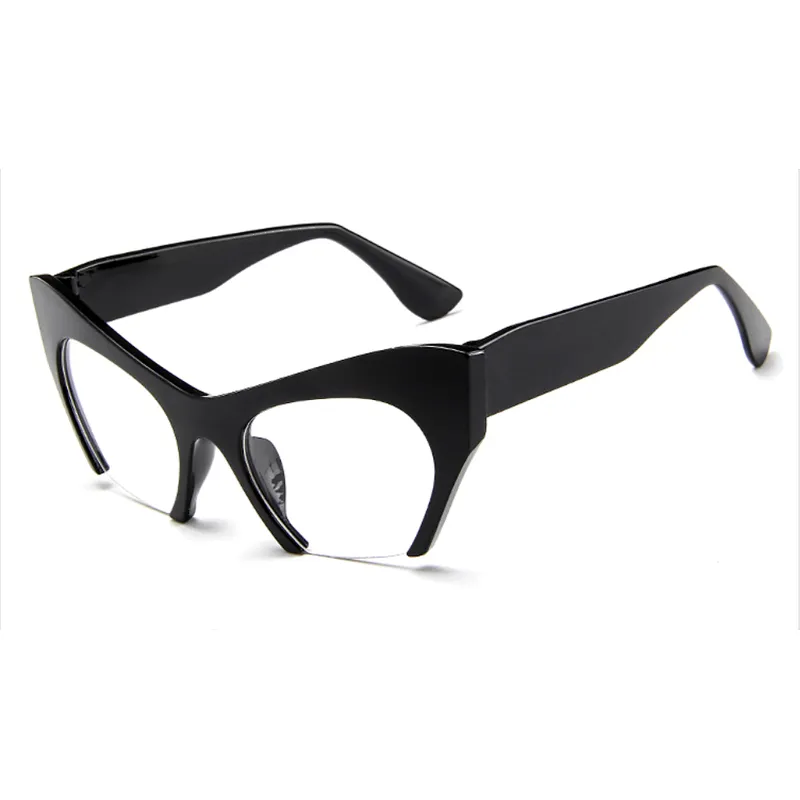 Hot Sale Eyewear Fashion 2021 AC Lens Unique Half Rim Shield Sunglasses
