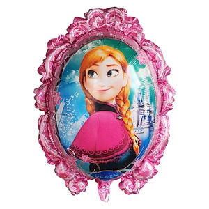 Frozen Elsa  and Anna Foil Balloon for Baby Girl Happy Birthday  Party Decoration