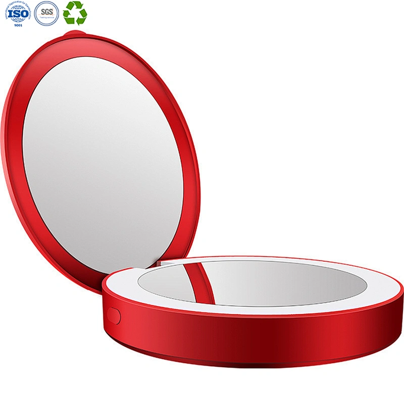 Multifunctional powerbank makeup mirror with light