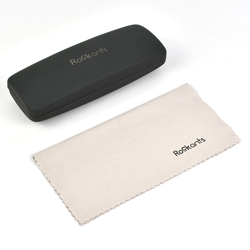 M size Glasses Eyeglasses Gift Packing Black Case Box Spectacle Case with two size