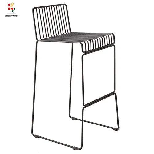 Metal bar stool