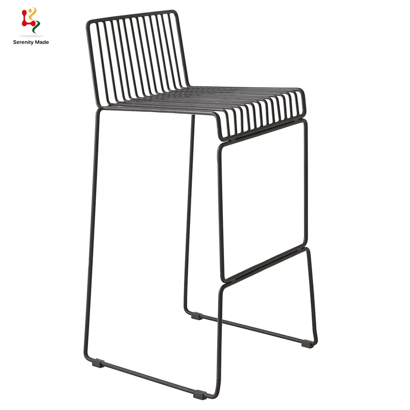 Metal bar stool