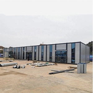 Venta al por mayor nuevo diseño moderno hermoso dos dormitorios casa contenedor prefabricada cómoda casas kits para el hogar prefabricados lowes